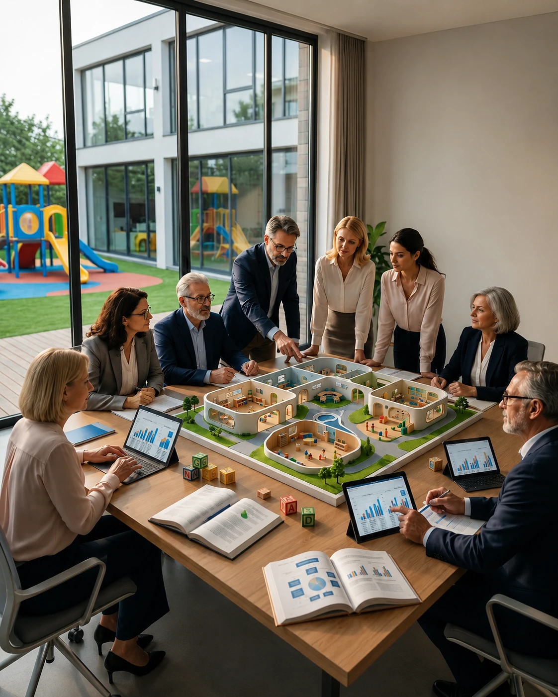 Premium School ekibi — sahada onlarca okulun kuruluşunda görev almış eğitim profesyonelleri